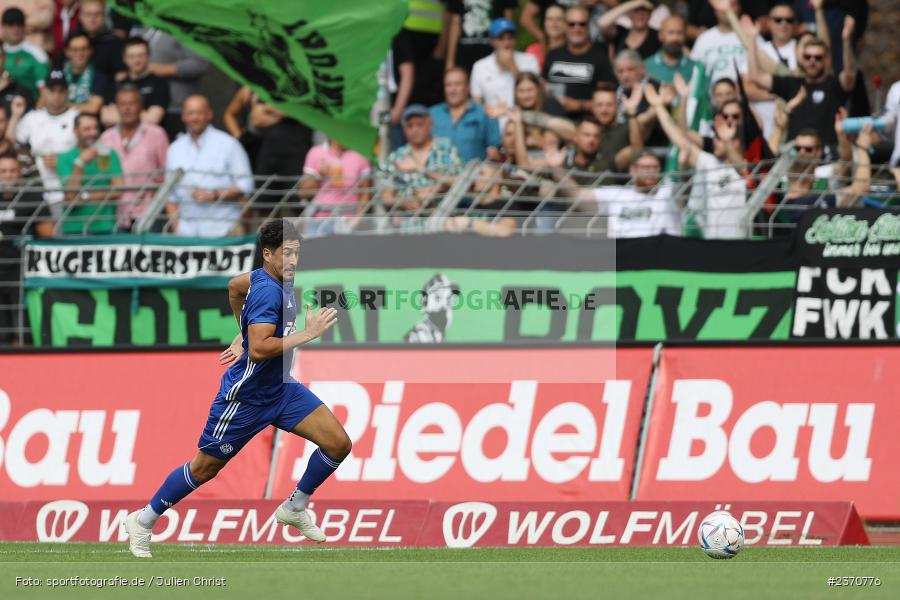 Hamza Boutakhrit, Sachs-Stadion, Schweinfurt, 22.07.2023, sport, action, BFV, Fussball, Saison 2023/2024, Regionalliga Bayern, SVA, FCS, SV Viktoria Aschaffenburg, 1. FC Schweinfurt 1905 - Bild-ID: 2370776 Hamza Boutakhrit, Sachs-Stadion, Schweinfurt, 22.07.2023, sport, action, BFV, Fussball, Saison 2023/2024, Regionalliga Bayern, SVA, FCS, SV Viktoria Aschaffenburg, 1. FC Schweinfurt 1905 - Bild-ID: 2370776