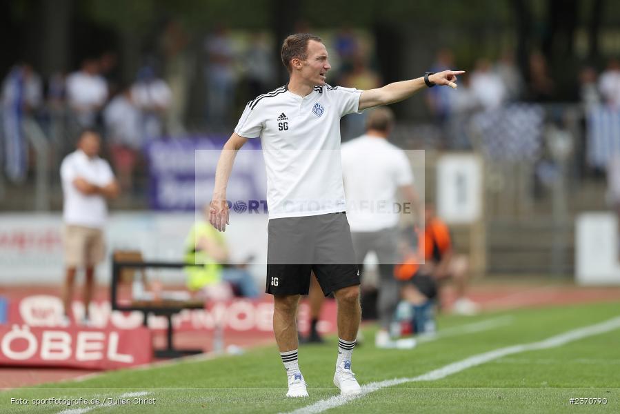Simon Goldhammer, Sachs-Stadion, Schweinfurt, 22.07.2023, sport, action, BFV, Fussball, Saison 2023/2024, Regionalliga Bayern, SVA, FCS, SV Viktoria Aschaffenburg, 1. FC Schweinfurt 1905 - Bild-ID: 2370790