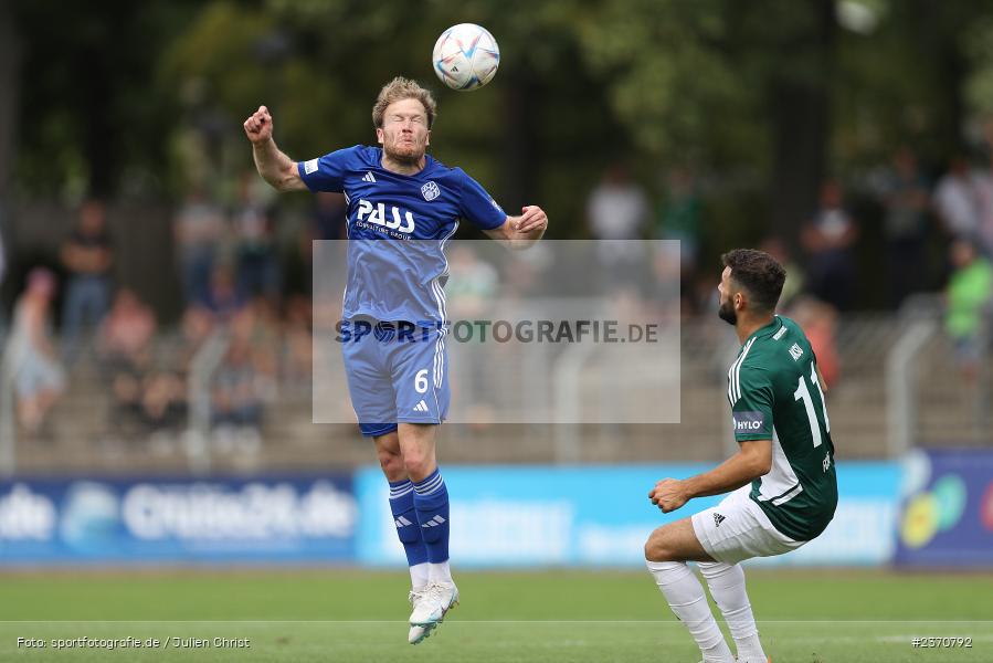 Roberto Desch, Sachs-Stadion, Schweinfurt, 22.07.2023, sport, action, BFV, Fussball, Saison 2023/2024, Regionalliga Bayern, SVA, FCS, SV Viktoria Aschaffenburg, 1. FC Schweinfurt 1905 - Bild-ID: 2370792