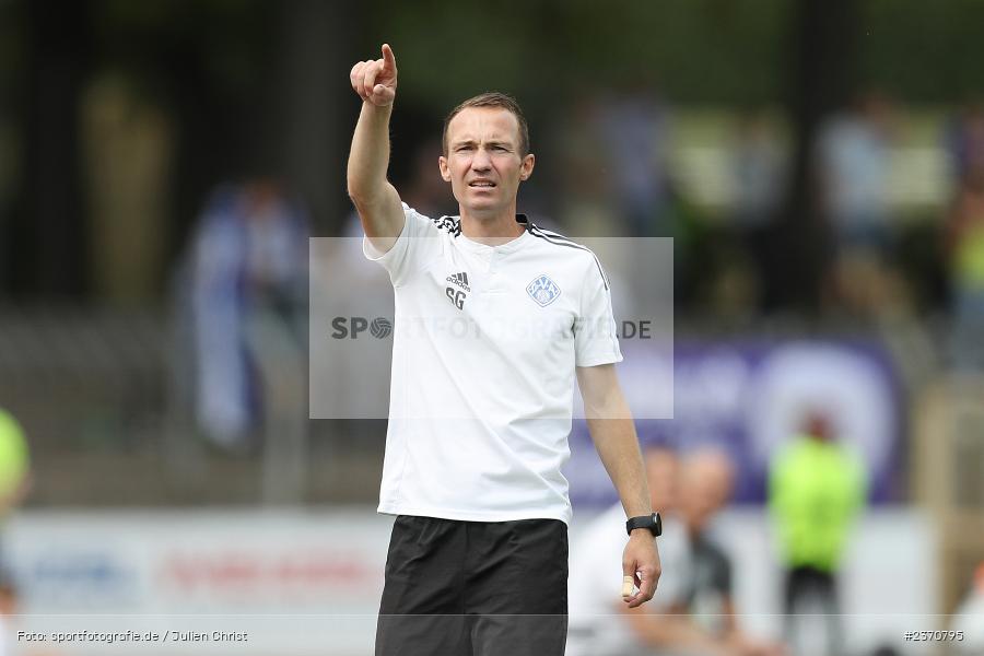 Simon Goldhammer, Sachs-Stadion, Schweinfurt, 22.07.2023, sport, action, BFV, Fussball, Saison 2023/2024, Regionalliga Bayern, SVA, FCS, SV Viktoria Aschaffenburg, 1. FC Schweinfurt 1905 - Bild-ID: 2370795