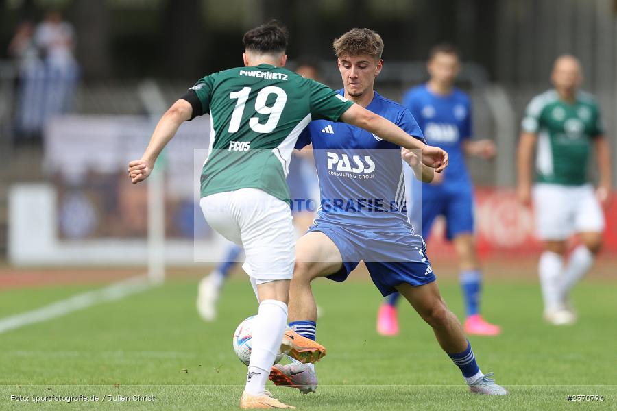 Lars Kleiner, Sachs-Stadion, Schweinfurt, 22.07.2023, sport, action, BFV, Fussball, Saison 2023/2024, Regionalliga Bayern, SVA, FCS, SV Viktoria Aschaffenburg, 1. FC Schweinfurt 1905 - Bild-ID: 2370796
