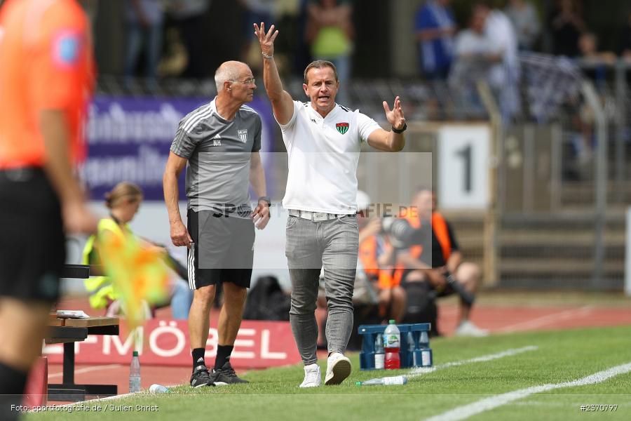 Marc Reitmaier, Sachs-Stadion, Schweinfurt, 22.07.2023, sport, action, BFV, Fussball, Saison 2023/2024, Regionalliga Bayern, SVA, FCS, SV Viktoria Aschaffenburg, 1. FC Schweinfurt 1905 - Bild-ID: 2370797
