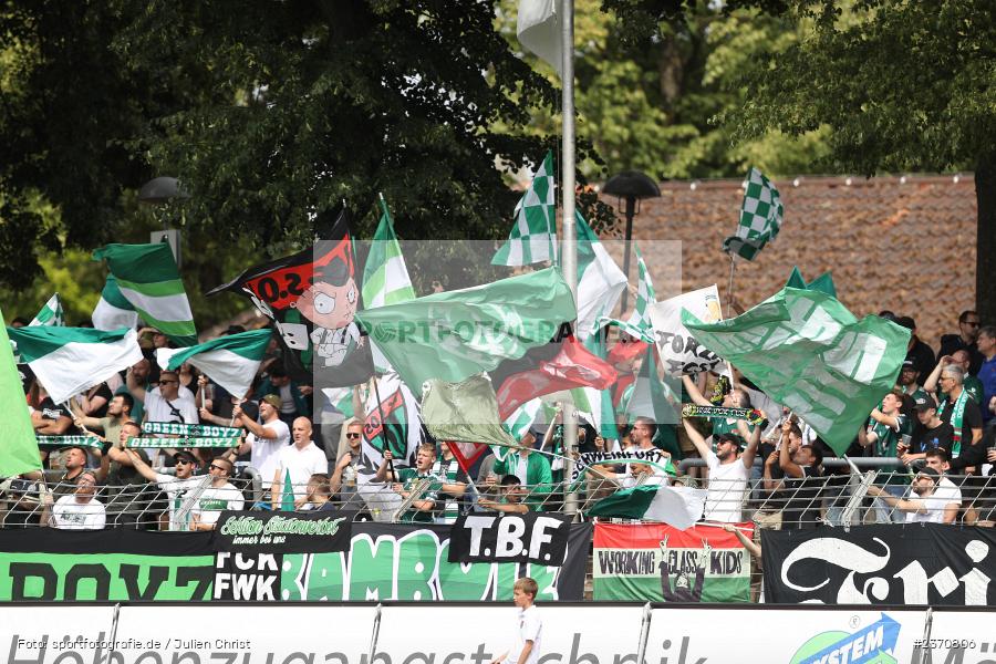 Fans, Sachs-Stadion, Schweinfurt, 22.07.2023, sport, action, BFV, Fussball, Saison 2023/2024, Regionalliga Bayern, SVA, FCS, SV Viktoria Aschaffenburg, 1. FC Schweinfurt 1905 - Bild-ID: 2370806