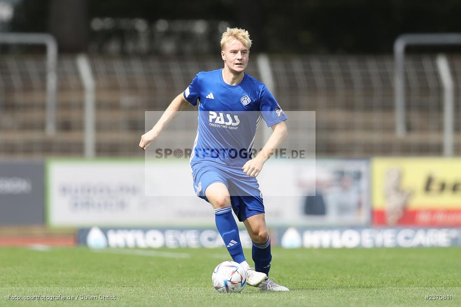 Jan-Philipp Stein, Sachs-Stadion, Schweinfurt, 22.07.2023, sport, action, BFV, Fussball, Saison 2023/2024, Regionalliga Bayern, SVA, FCS, SV Viktoria Aschaffenburg, 1. FC Schweinfurt 1905 - Bild-ID: 2370811