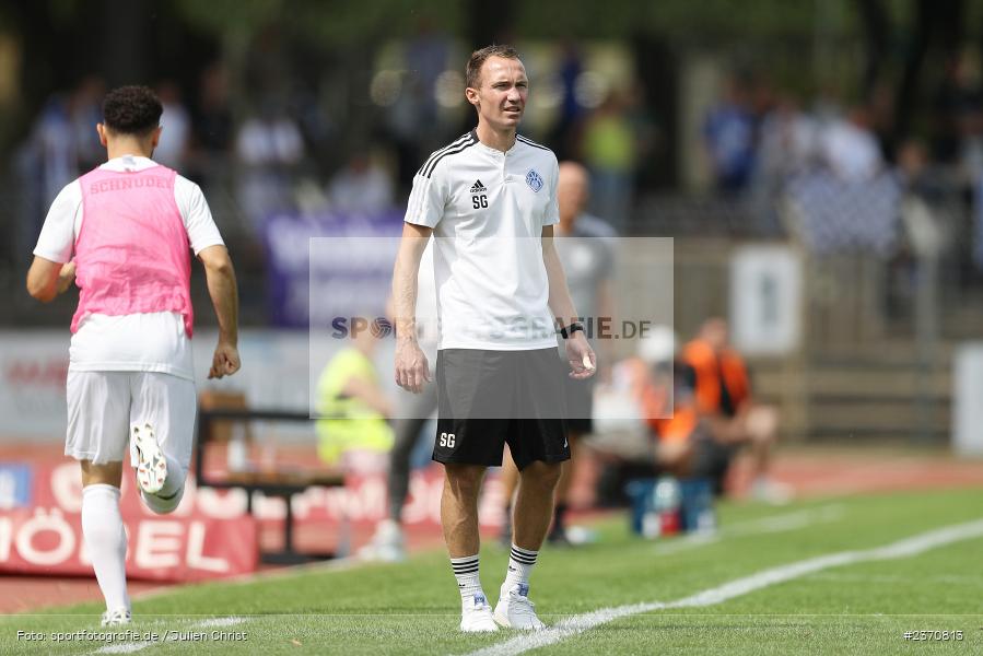 Simon Goldhammer, Sachs-Stadion, Schweinfurt, 22.07.2023, sport, action, BFV, Fussball, Saison 2023/2024, Regionalliga Bayern, SVA, FCS, SV Viktoria Aschaffenburg, 1. FC Schweinfurt 1905 - Bild-ID: 2370813 Simon Goldhammer, Sachs-Stadion, Schweinfurt, 22.07.2023, sport, action, BFV, Fussball, Saison 2023/2024, Regionalliga Bayern, SVA, FCS, SV Viktoria Aschaffenburg, 1. FC Schweinfurt 1905 - Bild-ID: 2370813