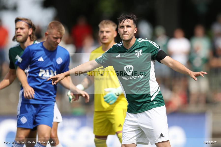 Nils Benedikt Piwernetz, Sachs-Stadion, Schweinfurt, 22.07.2023, sport, action, BFV, Fussball, Saison 2023/2024, Regionalliga Bayern, SVA, FCS, SV Viktoria Aschaffenburg, 1. FC Schweinfurt 1905 - Bild-ID: 2370817