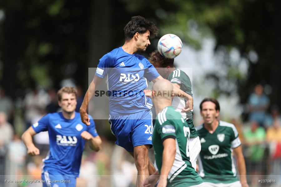 Arda Nadaroglu, Sachs-Stadion, Schweinfurt, 22.07.2023, sport, action, BFV, Fussball, Saison 2023/2024, Regionalliga Bayern, SVA, FCS, SV Viktoria Aschaffenburg, 1. FC Schweinfurt 1905 - Bild-ID: 2370818