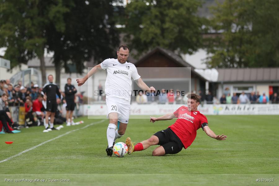 Maurice Kübert, Sportgelände, Karlburg, 26.07.2023, sport, action, BFV, Fussball, Saison 2023/2024, Landesliga Nordwest, DJK, TSV, DJK Schwebenried/Schwemmelsbach, TSV Karlburg - Bild-ID: 2370907