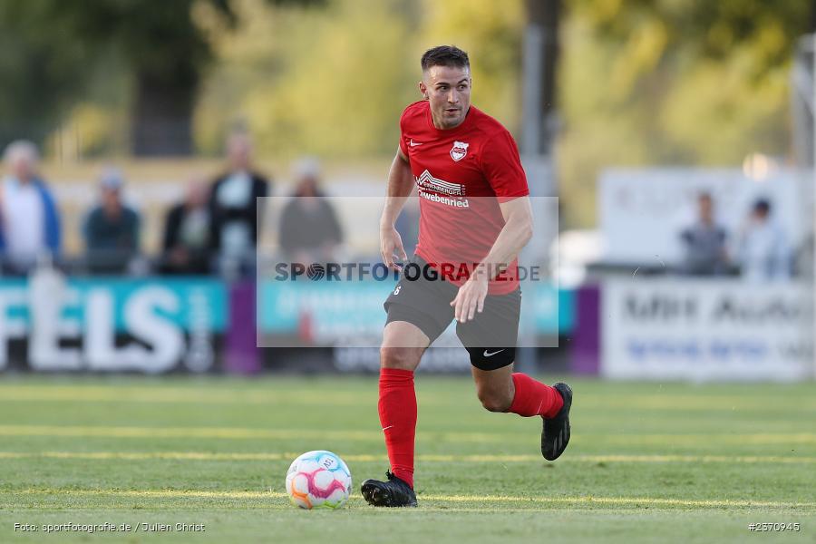 Felix Zöller, Sportgelände, Karlburg, 26.07.2023, sport, action, BFV, Fussball, Saison 2023/2024, Landesliga Nordwest, DJK, TSV, DJK Schwebenried/Schwemmelsbach, TSV Karlburg - Bild-ID: 2370945 Felix Zöller, Sportgelände, Karlburg, 26.07.2023, sport, action, BFV, Fussball, Saison 2023/2024, Landesliga Nordwest, DJK, TSV, DJK Schwebenried/Schwemmelsbach, TSV Karlburg - Bild-ID: 2370945