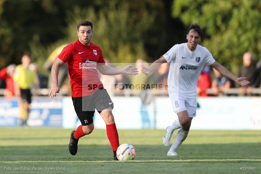 Christopher Lehmann, Sportgelände, Karlburg, 26.07.2023, sport, action, BFV, Fussball, Saison 2023/2024, Landesliga Nordwest, DJK, TSV, DJK Schwebenried/Schwemmelsbach, TSV Karlburg - Bild-ID: 2370961 Christopher Lehmann, Sportgelände, Karlburg, 26.07.2023, sport, action, BFV, Fussball, Saison 2023/2024, Landesliga Nordwest, DJK, TSV, DJK Schwebenried/Schwemmelsbach, TSV Karlburg - Bild-ID: 2370961