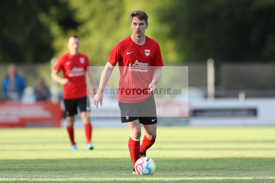 Valentin Reitstetter, Sportgelände, Karlburg, 26.07.2023, sport, action, BFV, Fussball, Saison 2023/2024, Landesliga Nordwest, DJK, TSV, DJK Schwebenried/Schwemmelsbach, TSV Karlburg - Bild-ID: 2370984
