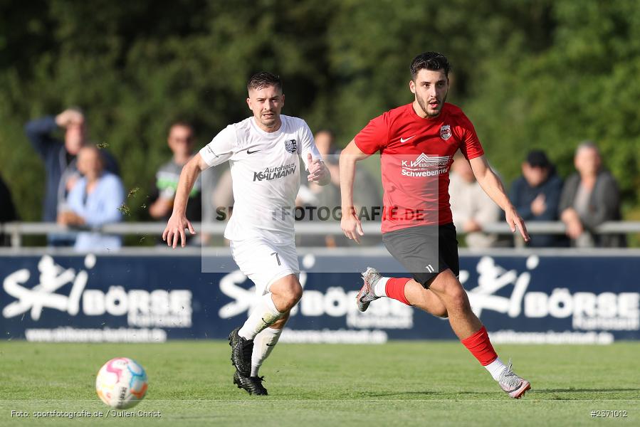 Enrico Lingor, Sportgelände, Karlburg, 26.07.2023, sport, action, BFV, Fussball, Saison 2023/2024, Landesliga Nordwest, DJK, TSV, DJK Schwebenried/Schwemmelsbach, TSV Karlburg - Bild-ID: 2371012