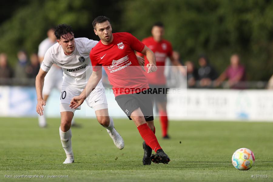 Christopher Lehmann, Sportgelände, Karlburg, 26.07.2023, sport, action, BFV, Fussball, Saison 2023/2024, Landesliga Nordwest, DJK, TSV, DJK Schwebenried/Schwemmelsbach, TSV Karlburg - Bild-ID: 2371023