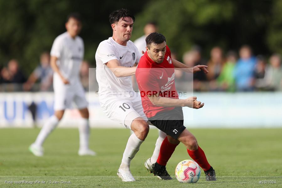 Christopher Lehmann, Sportgelände, Karlburg, 26.07.2023, sport, action, BFV, Fussball, Saison 2023/2024, Landesliga Nordwest, DJK, TSV, DJK Schwebenried/Schwemmelsbach, TSV Karlburg - Bild-ID: 2371024