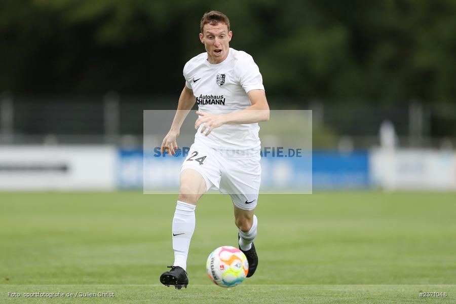 Sebastian Fries, Sportgelände, Karlburg, 26.07.2023, sport, action, BFV, Fussball, Saison 2023/2024, Landesliga Nordwest, DJK, TSV, DJK Schwebenried/Schwemmelsbach, TSV Karlburg - Bild-ID: 2371048