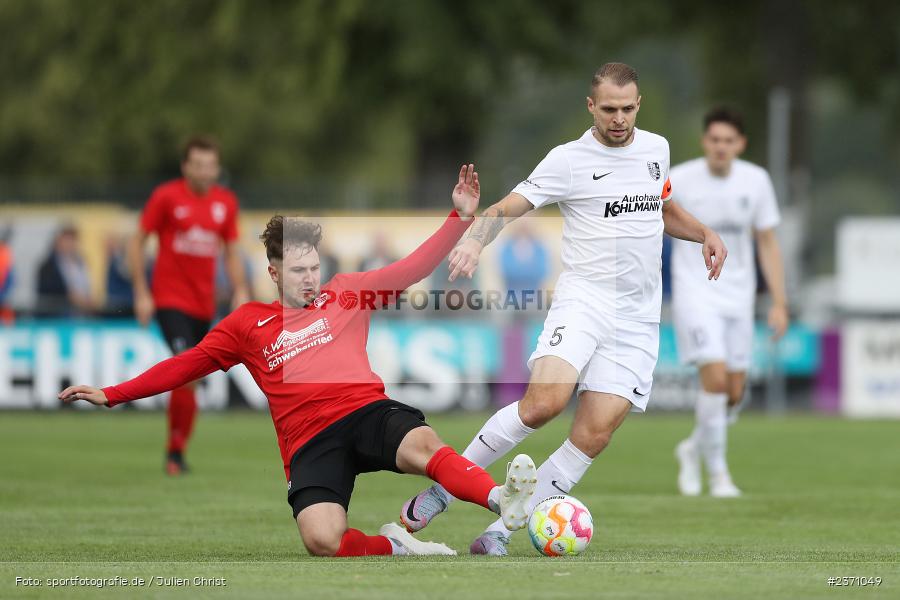 Marvin Schramm, Sportgelände, Karlburg, 26.07.2023, sport, action, BFV, Fussball, Saison 2023/2024, Landesliga Nordwest, DJK, TSV, DJK Schwebenried/Schwemmelsbach, TSV Karlburg - Bild-ID: 2371049