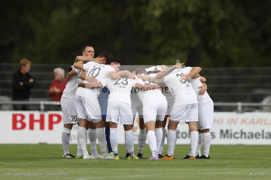 Mannschaftskreis, Sportgelände, Karlburg, 26.07.2023, sport, action, BFV, Fussball, Saison 2023/2024, Landesliga Nordwest, DJK, TSV, DJK Schwebenried/Schwemmelsbach, TSV Karlburg - Bild-ID: 2371051