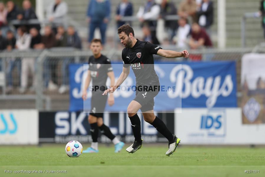 Philipp Walter, Stadion am Schönbusch, Aschaffenburg, 28.07.2023, sport, action, BFV, Fussball, Saison 2023/2024, 2. Spieltag, Regionalliga Bayern, TSV, SVA, TSV Buchbach, SV Viktoria Aschaffenburg - Bild-ID: 2371071