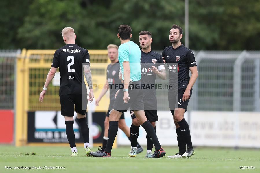 Philipp Walter, Stadion am Schönbusch, Aschaffenburg, 28.07.2023, sport, action, BFV, Fussball, Saison 2023/2024, 2. Spieltag, Regionalliga Bayern, TSV, SVA, TSV Buchbach, SV Viktoria Aschaffenburg - Bild-ID: 2371076