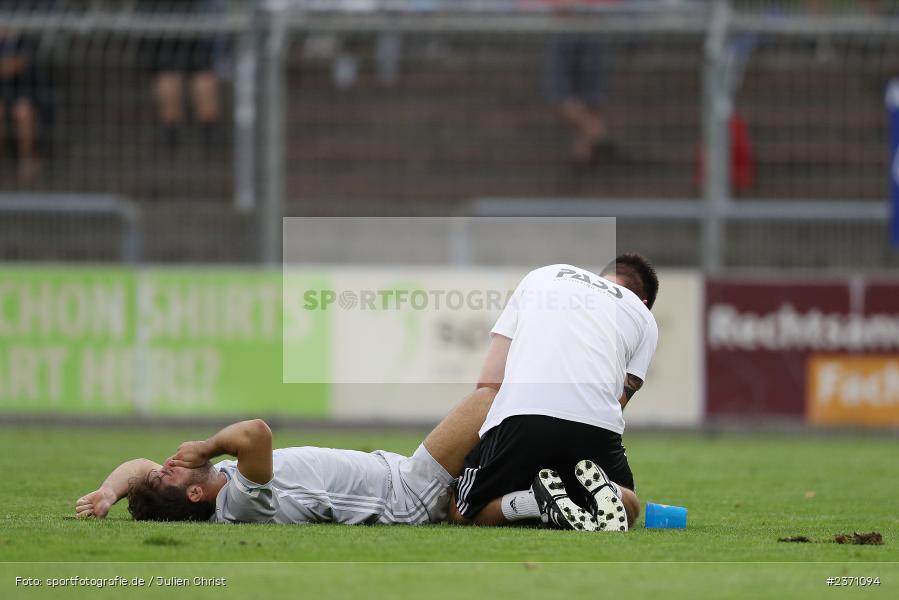 Clay Verkaj, Stadion am Schönbusch, Aschaffenburg, 28.07.2023, sport, action, BFV, Fussball, Saison 2023/2024, 2. Spieltag, Regionalliga Bayern, TSV, SVA, TSV Buchbach, SV Viktoria Aschaffenburg - Bild-ID: 2371094