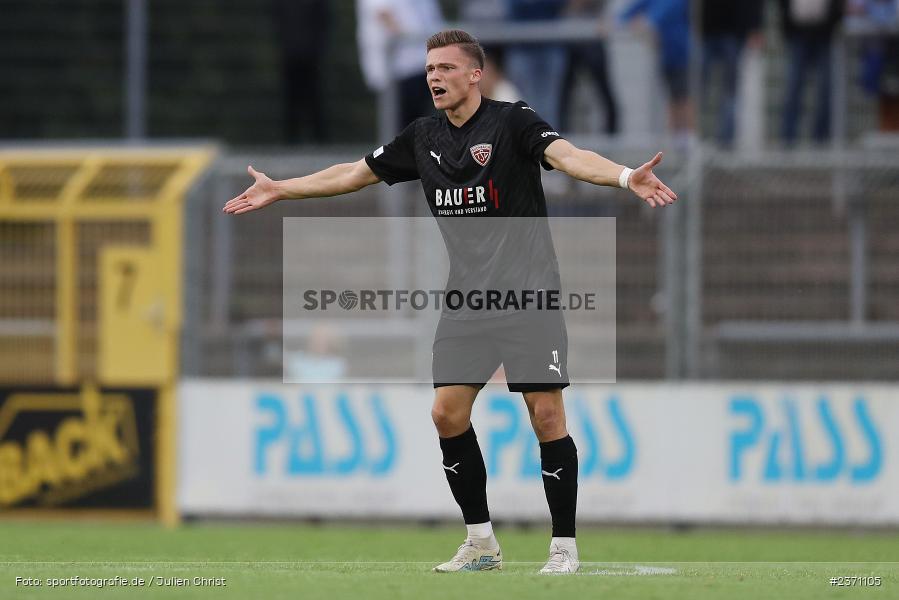 Tobias Stoßberger, Stadion am Schönbusch, Aschaffenburg, 28.07.2023, sport, action, BFV, Fussball, Saison 2023/2024, 2. Spieltag, Regionalliga Bayern, TSV, SVA, TSV Buchbach, SV Viktoria Aschaffenburg - Bild-ID: 2371105 Tobias Stoßberger, Stadion am Schönbusch, Aschaffenburg, 28.07.2023, sport, action, BFV, Fussball, Saison 2023/2024, 2. Spieltag, Regionalliga Bayern, TSV, SVA, TSV Buchbach, SV Viktoria Aschaffenburg - Bild-ID: 2371105