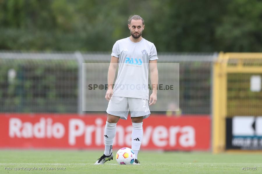 Lucas Sitter, Stadion am Schönbusch, Aschaffenburg, 28.07.2023, sport, action, BFV, Fussball, Saison 2023/2024, 2. Spieltag, Regionalliga Bayern, TSV, SVA, TSV Buchbach, SV Viktoria Aschaffenburg - Bild-ID: 2371125