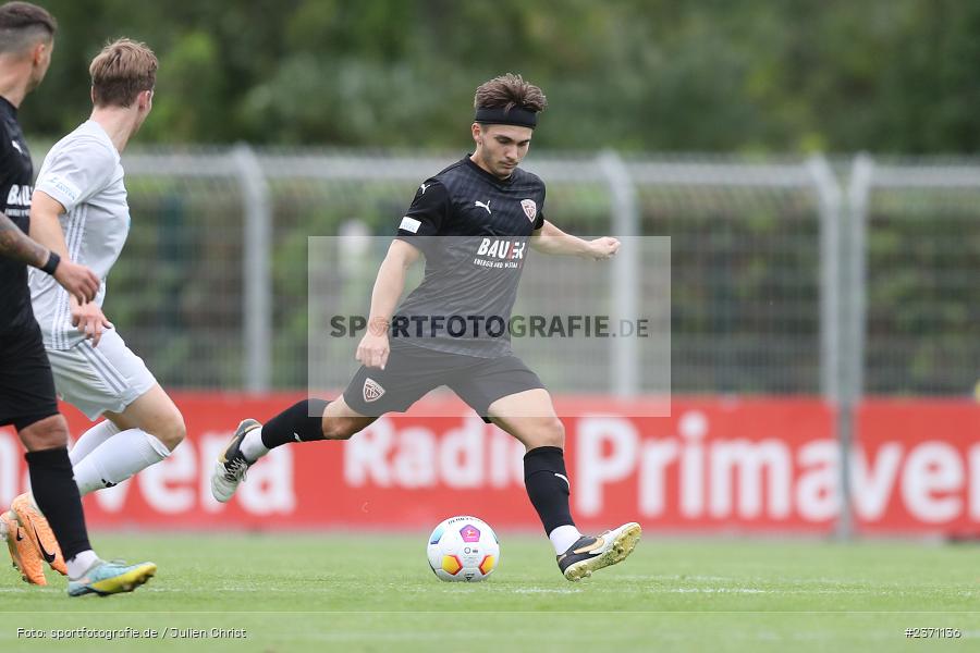 Simon Kampmann, Stadion am Schönbusch, Aschaffenburg, 28.07.2023, sport, action, BFV, Fussball, Saison 2023/2024, 2. Spieltag, Regionalliga Bayern, TSV, SVA, TSV Buchbach, SV Viktoria Aschaffenburg - Bild-ID: 2371136