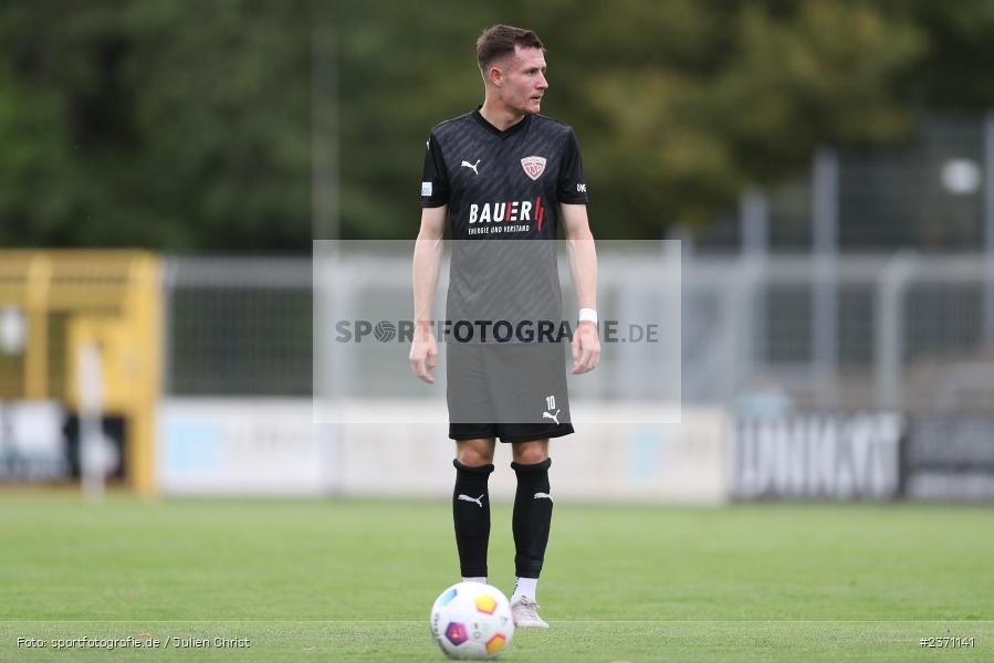 Tobias Steer, Stadion am Schönbusch, Aschaffenburg, 28.07.2023, sport, action, BFV, Fussball, Saison 2023/2024, 2. Spieltag, Regionalliga Bayern, TSV, SVA, TSV Buchbach, SV Viktoria Aschaffenburg - Bild-ID: 2371141