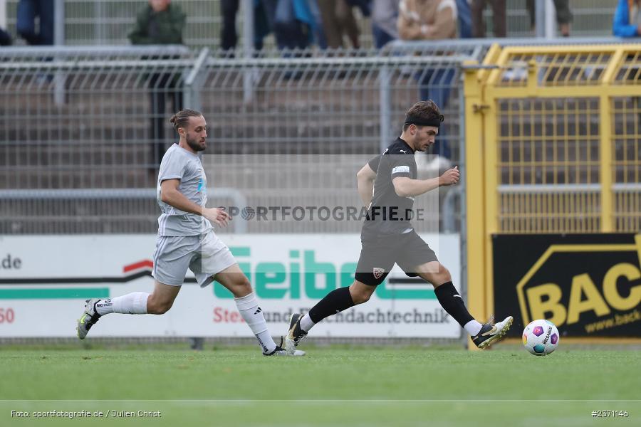Simon Kampmann, Stadion am Schönbusch, Aschaffenburg, 28.07.2023, sport, action, BFV, Fussball, Saison 2023/2024, 2. Spieltag, Regionalliga Bayern, TSV, SVA, TSV Buchbach, SV Viktoria Aschaffenburg - Bild-ID: 2371146