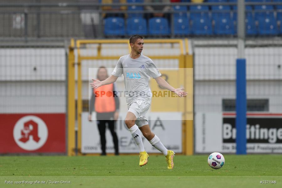 Veit Klement, Stadion am Schönbusch, Aschaffenburg, 28.07.2023, sport, action, BFV, Fussball, Saison 2023/2024, 2. Spieltag, Regionalliga Bayern, TSV, SVA, TSV Buchbach, SV Viktoria Aschaffenburg - Bild-ID: 2371148