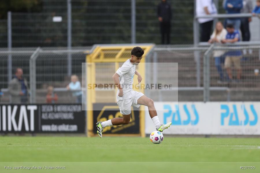 Arda Nadaroglu, Stadion am Schönbusch, Aschaffenburg, 28.07.2023, sport, action, BFV, Fussball, Saison 2023/2024, 2. Spieltag, Regionalliga Bayern, TSV, SVA, TSV Buchbach, SV Viktoria Aschaffenburg - Bild-ID: 2371150