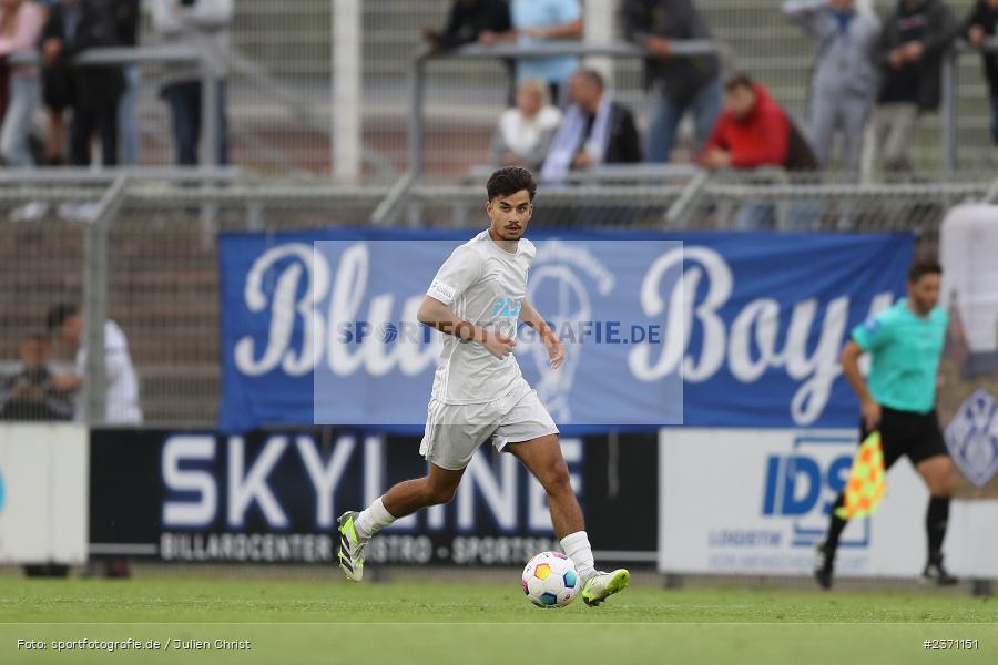 Arda Nadaroglu, Stadion am Schönbusch, Aschaffenburg, 28.07.2023, sport, action, BFV, Fussball, Saison 2023/2024, 2. Spieltag, Regionalliga Bayern, TSV, SVA, TSV Buchbach, SV Viktoria Aschaffenburg - Bild-ID: 2371151