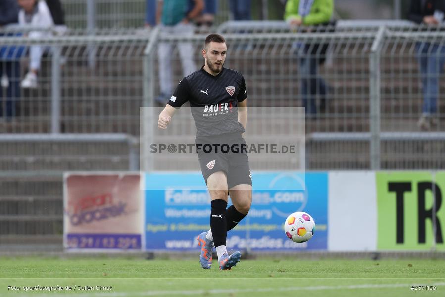Nerman Mackic, Stadion am Schönbusch, Aschaffenburg, 28.07.2023, sport, action, BFV, Fussball, Saison 2023/2024, 2. Spieltag, Regionalliga Bayern, TSV, SVA, TSV Buchbach, SV Viktoria Aschaffenburg - Bild-ID: 2371156