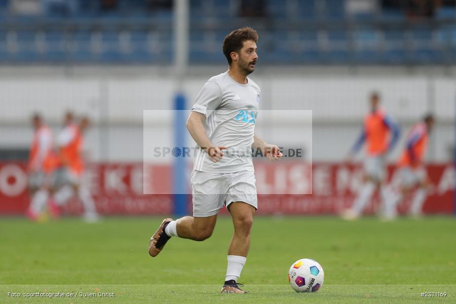 Clay Verkaj, Stadion am Schönbusch, Aschaffenburg, 28.07.2023, sport, action, BFV, Fussball, Saison 2023/2024, 2. Spieltag, Regionalliga Bayern, TSV, SVA, TSV Buchbach, SV Viktoria Aschaffenburg - Bild-ID: 2371169