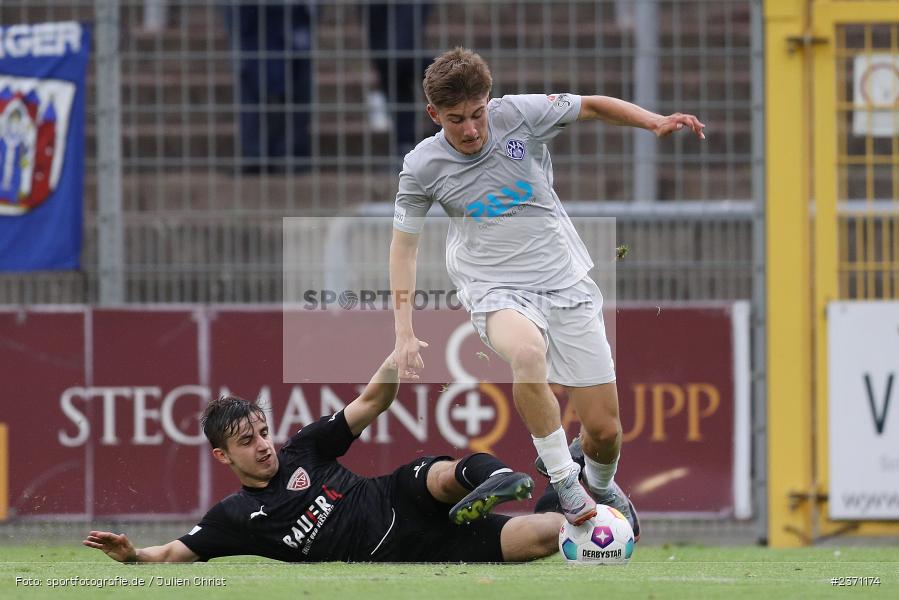 Lars Kleiner, Stadion am Schönbusch, Aschaffenburg, 28.07.2023, sport, action, BFV, Fussball, Saison 2023/2024, 2. Spieltag, Regionalliga Bayern, TSV, SVA, TSV Buchbach, SV Viktoria Aschaffenburg - Bild-ID: 2371174