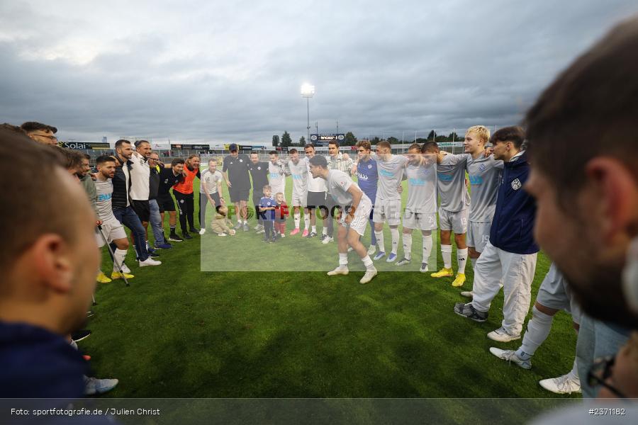 Mannschaftskreis, Stadion am Schönbusch, Aschaffenburg, 28.07.2023, sport, action, BFV, Fussball, Saison 2023/2024, 2. Spieltag, Regionalliga Bayern, TSV, SVA, TSV Buchbach, SV Viktoria Aschaffenburg - Bild-ID: 2371182