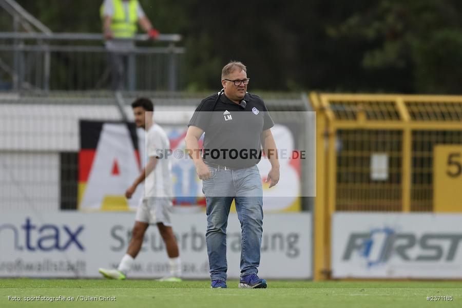 Ludwig Münz, Stadion am Schönbusch, Aschaffenburg, 28.07.2023, sport, action, BFV, Fussball, Saison 2023/2024, 2. Spieltag, Regionalliga Bayern, TSV, SVA, TSV Buchbach, SV Viktoria Aschaffenburg - Bild-ID: 2371185