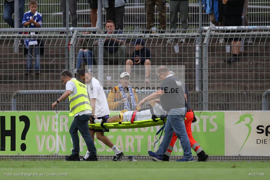 Raphael Peter, Clay Verkaj, Stadion am Schönbusch, Aschaffenburg, 28.07.2023, sport, action, BFV, Fussball, Saison 2023/2024, 2. Spieltag, Regionalliga Bayern, TSV, SVA, TSV Buchbach, SV Viktoria Aschaffenburg - Bild-ID: 2371188