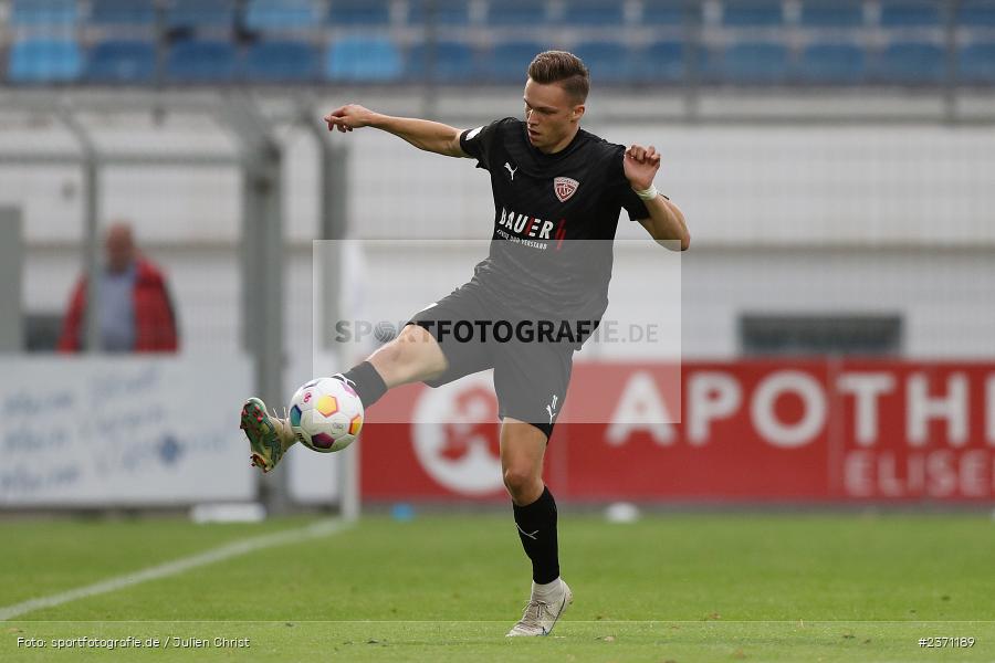 Tobias Stoßberger, Stadion am Schönbusch, Aschaffenburg, 28.07.2023, sport, action, BFV, Fussball, Saison 2023/2024, 2. Spieltag, Regionalliga Bayern, TSV, SVA, TSV Buchbach, SV Viktoria Aschaffenburg - Bild-ID: 2371189