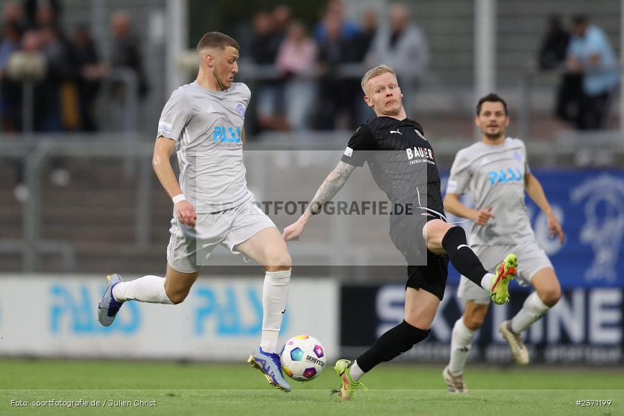 Niklas Meyer, Stadion am Schönbusch, Aschaffenburg, 28.07.2023, sport, action, BFV, Fussball, Saison 2023/2024, 2. Spieltag, Regionalliga Bayern, TSV, SVA, TSV Buchbach, SV Viktoria Aschaffenburg - Bild-ID: 2371199