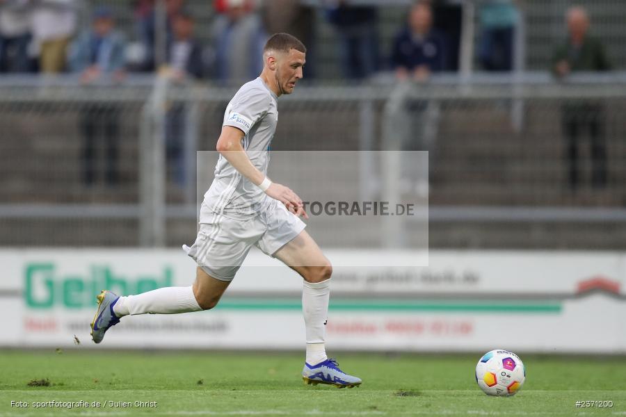 Niklas Meyer, Stadion am Schönbusch, Aschaffenburg, 28.07.2023, sport, action, BFV, Fussball, Saison 2023/2024, 2. Spieltag, Regionalliga Bayern, TSV, SVA, TSV Buchbach, SV Viktoria Aschaffenburg - Bild-ID: 2371200