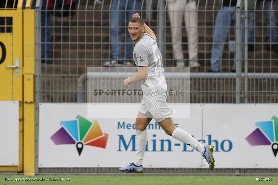 Niklas Meyer, Stadion am Schönbusch, Aschaffenburg, 28.07.2023, sport, action, BFV, Fussball, Saison 2023/2024, 2. Spieltag, Regionalliga Bayern, TSV, SVA, TSV Buchbach, SV Viktoria Aschaffenburg - Bild-ID: 2371202