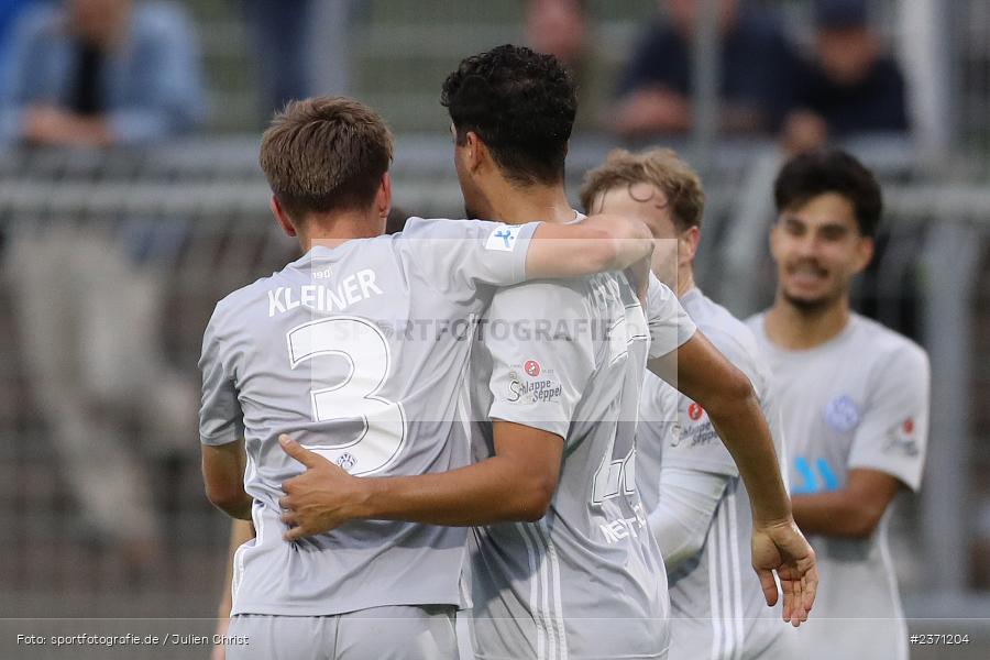 Lars Kleiner, Stadion am Schönbusch, Aschaffenburg, 28.07.2023, sport, action, BFV, Fussball, Saison 2023/2024, 2. Spieltag, Regionalliga Bayern, TSV, SVA, TSV Buchbach, SV Viktoria Aschaffenburg - Bild-ID: 2371204