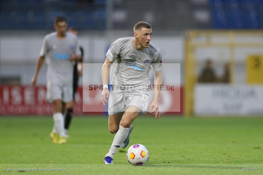 Niklas Meyer, Stadion am Schönbusch, Aschaffenburg, 28.07.2023, sport, action, BFV, Fussball, Saison 2023/2024, 2. Spieltag, Regionalliga Bayern, TSV, SVA, TSV Buchbach, SV Viktoria Aschaffenburg - Bild-ID: 2371207