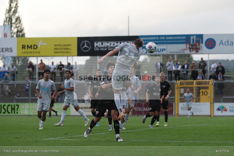 Tom Schulz, Stadion am Schönbusch, Aschaffenburg, 28.07.2023, sport, action, BFV, Fussball, Saison 2023/2024, 2. Spieltag, Regionalliga Bayern, TSV, SVA, TSV Buchbach, SV Viktoria Aschaffenburg - Bild-ID: 2371214