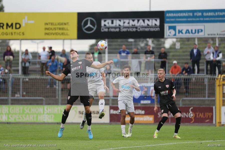 Lucas Sitter, Stadion am Schönbusch, Aschaffenburg, 28.07.2023, sport, action, BFV, Fussball, Saison 2023/2024, 2. Spieltag, Regionalliga Bayern, TSV, SVA, TSV Buchbach, SV Viktoria Aschaffenburg - Bild-ID: 2371218