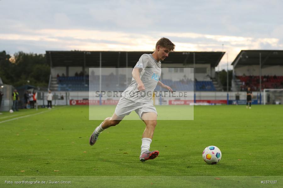 Lars Kleiner, Stadion am Schönbusch, Aschaffenburg, 28.07.2023, sport, action, BFV, Fussball, Saison 2023/2024, 2. Spieltag, Regionalliga Bayern, TSV, SVA, TSV Buchbach, SV Viktoria Aschaffenburg - Bild-ID: 2371227