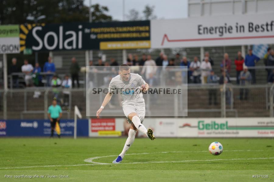Niklas Meyer, Stadion am Schönbusch, Aschaffenburg, 28.07.2023, sport, action, BFV, Fussball, Saison 2023/2024, 2. Spieltag, Regionalliga Bayern, TSV, SVA, TSV Buchbach, SV Viktoria Aschaffenburg - Bild-ID: 2371228