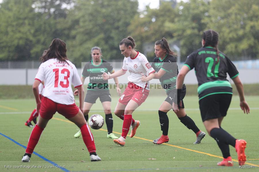 Nina Schulz, Sportpark Heuchelhof, Würzburg, 29.07.2023, sport, action, BFV, Fussball, Saison 2023/2024, Bayernliga, Regionalliga, Regional Freundschaftsspiele, SGF, FWK, SpVgg Greuther Fürth, FC Würzburger Kickers - Bild-ID: 2371241