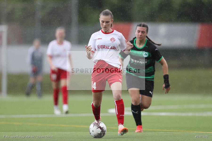 Nina Schulz, Sportpark Heuchelhof, Würzburg, 29.07.2023, sport, action, BFV, Fussball, Saison 2023/2024, Bayernliga, Regionalliga, Regional Freundschaftsspiele, SGF, FWK, SpVgg Greuther Fürth, FC Würzburger Kickers - Bild-ID: 2371323